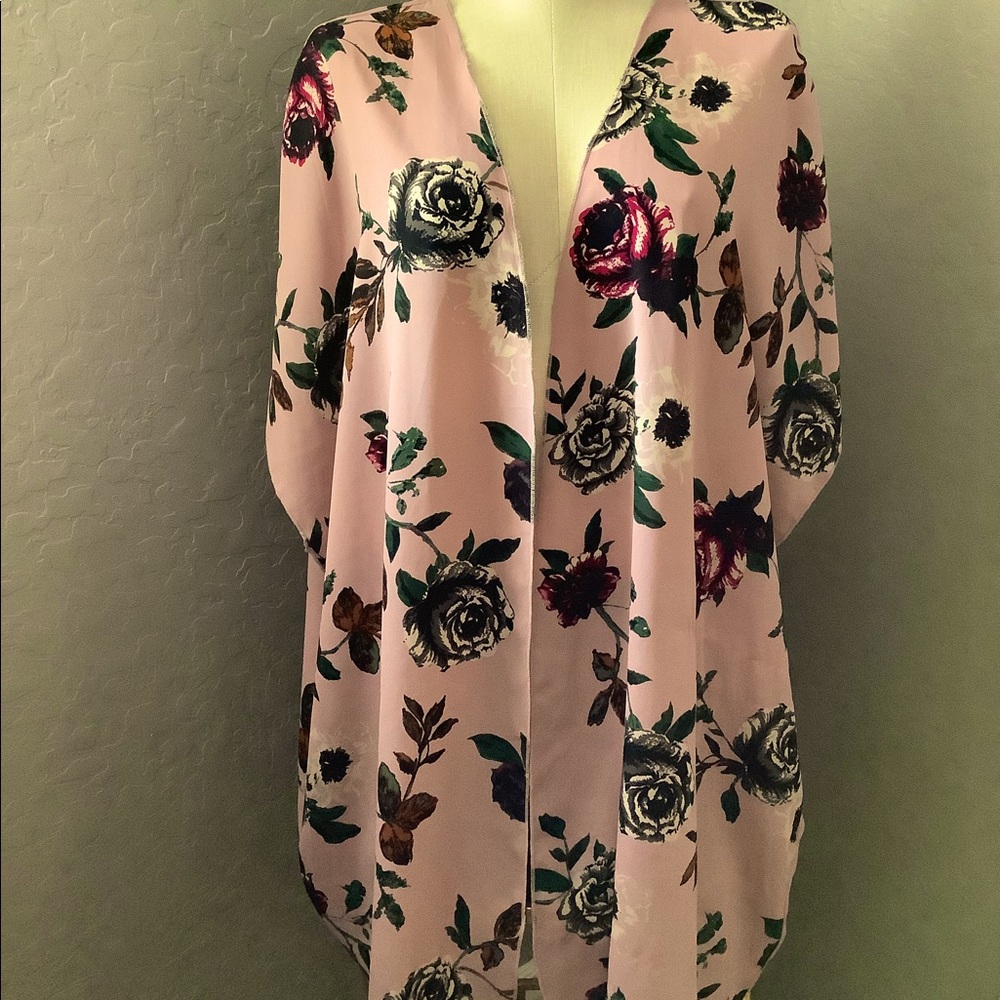 Floral shrug